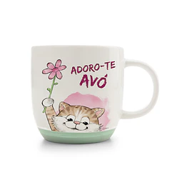 Fancy Mugs PT | Adoro-te Avó, 400ml 9,5X9,5cm