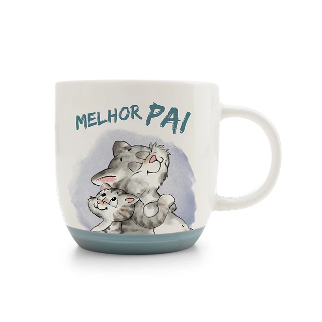 Fancy Mugs PT | Melhor Pai, 400ml 9,5X9,5cm