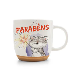 Fancy Mugs PT | Parabéns, 400ml 9,5X9,5cm