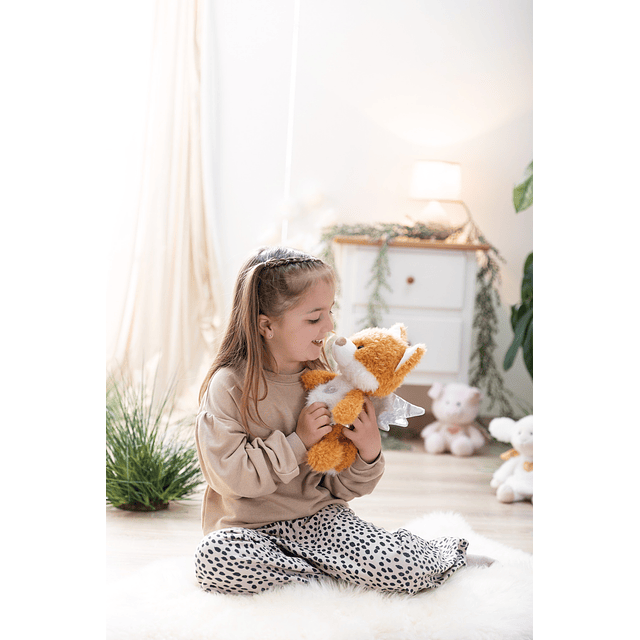 Anjo da Guarda c/oração, Raposa La La Foxie,28cm