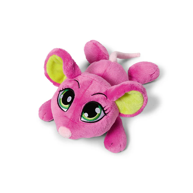 SWEETHEARTS 4- Peluche Deitado 15cm, Rato Rosa