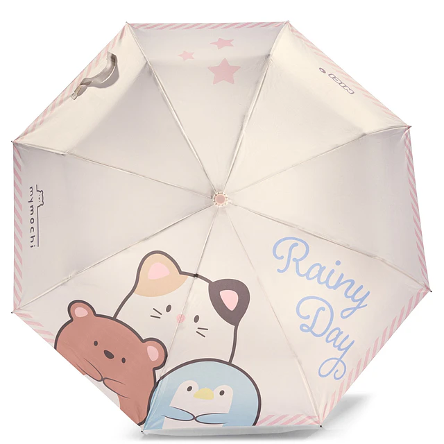 Mymochi | Guarda-chuva estampado extensível 98cm, com bolsa