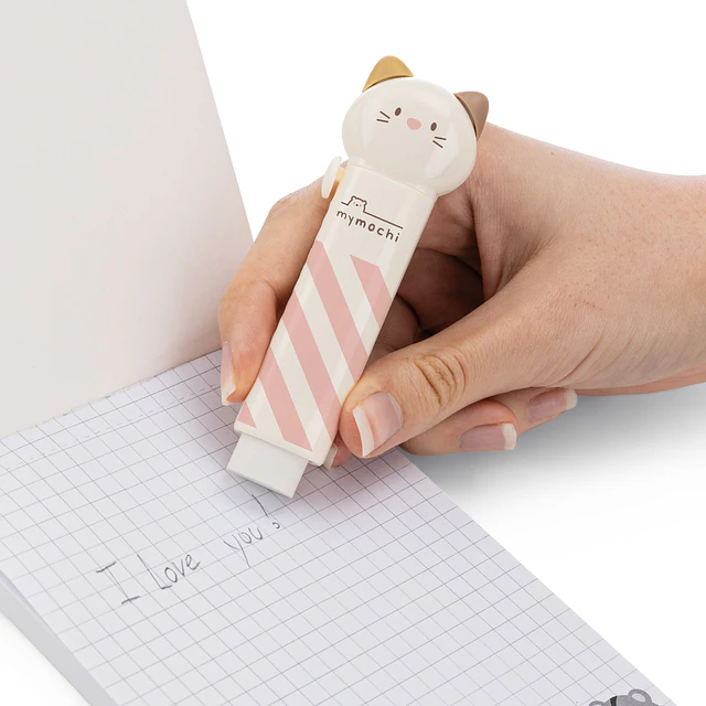 Mymochi | Borracha caneta- gato branco