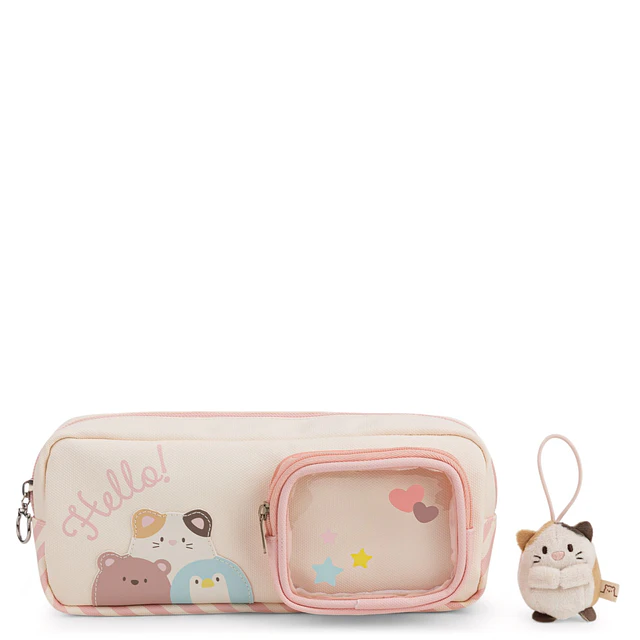 Mymochi | Estojo Mymochi, c/mini peluche gato Angy 5cm