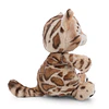 Sleeping Pets | Gato-de-bengala em cesto verde, 12cm