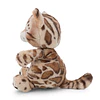Sleeping Pets | Gato-de-bengala em cesto verde, 12cm