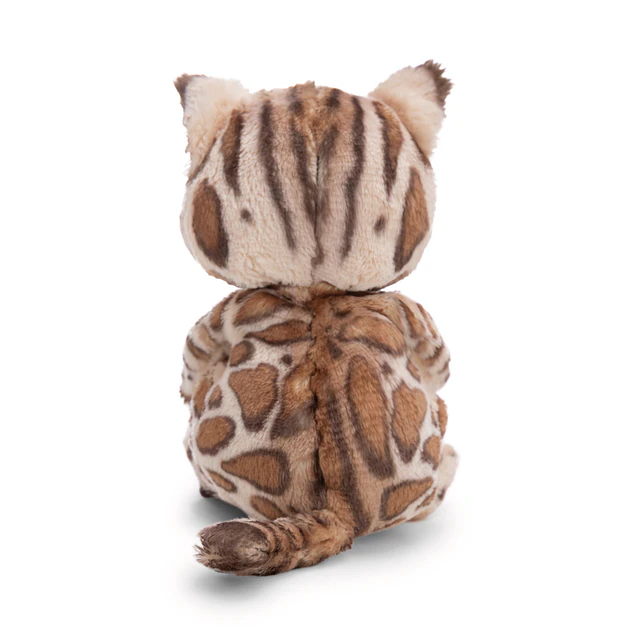 Sleeping Pets | Gato-de-bengala em cesto verde, 12cm