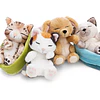 Sleeping Pets | Gato-de-bengala em cesto verde, 12cm