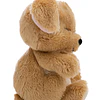 Sleeping Pets | Cão bege em cesto rosa, 12cm