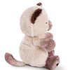 Sleeping Pets | Gato siamês em cesto azul, 12cm