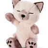 Sleeping Pets | Gato siamês em cesto azul, 12cm