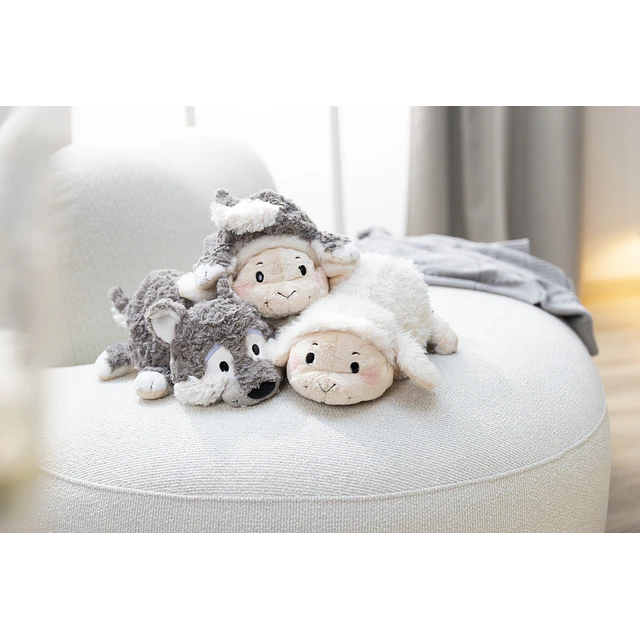 Twistimals | Peluche Ovelha & Lobo, com função reversível