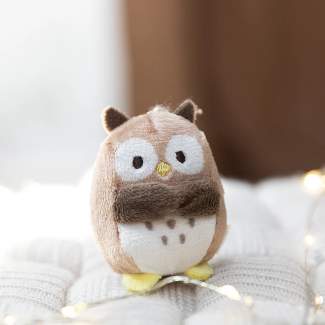 Mymochi Cosy Creepers | Coruja Hoo, 5cm c/ header