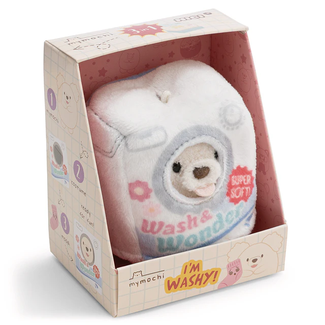 Mymochi Goodies | Cão Washy, c/embalagem de detergente