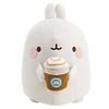 MOLANG COPO DE CAFÉ |Peluche Molang c/copo de café em caixa oferta,16cm