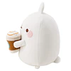 MOLANG COPO DE CAFÉ |Peluche Molang c/copo de café em caixa oferta,16cm
