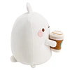 MOLANG COPO DE CAFÉ |Peluche Molang c/copo de café, 48cm