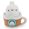 MOLANG COPO DE CAFÉ |Peluche Molang em caneca,14X9cm