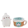 MOLANG COPO DE CAFÉ |Peluche Molang em caneca,14X9cm