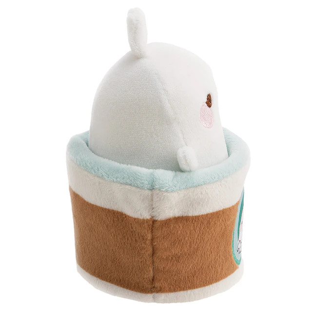 MOLANG COPO DE CAFÉ |Peluche Molang em caneca,14X9cm
