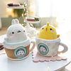 MOLANG COPO DE CAFÉ |Peluche Molang em caneca,14X9cm