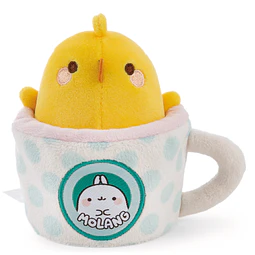 MOLANG COPO DE CAFÉ |Peluche Piu-Piu em caneca,14X9cm