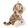 Little Paws | Gato-de-bengala em cesto verde, 12cm