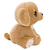 Little Paws | Cão bege em cesto rosa, 12cm