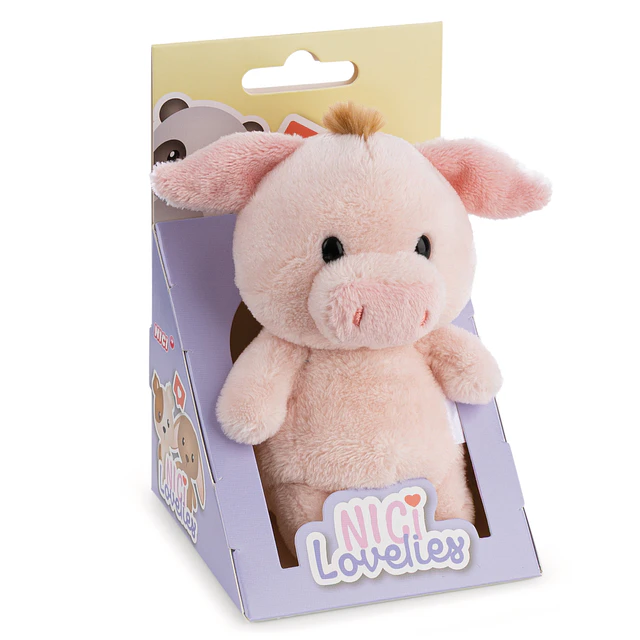 Nici Lovelies | Peluche Porco 11cm, com caixa de oferta
