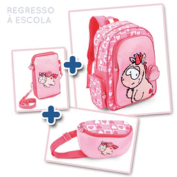 Conjunto: Mochila (17687) + Porta telemóvel (17703) + Bolsa de cintura (17694)