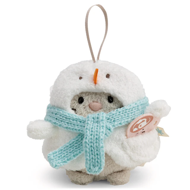 Mymochi Winter | Gato Angy, c/ fato de boneco de neve