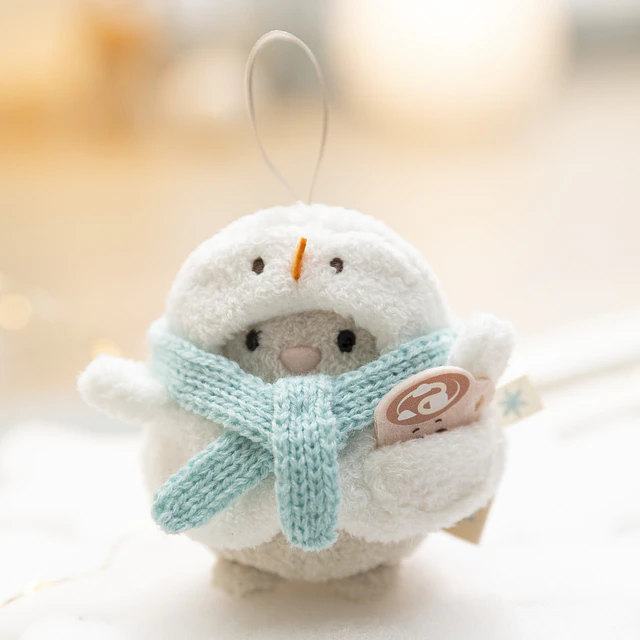 Mymochi Winter | Gato Angy, c/ fato de boneco de neve