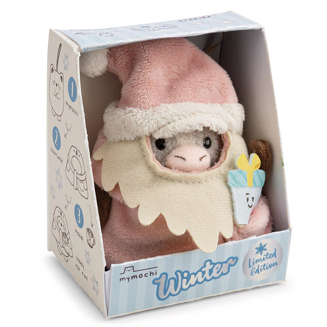 Mymochi Winter | Pónei Hoppi, c/ fato de Pai Natal