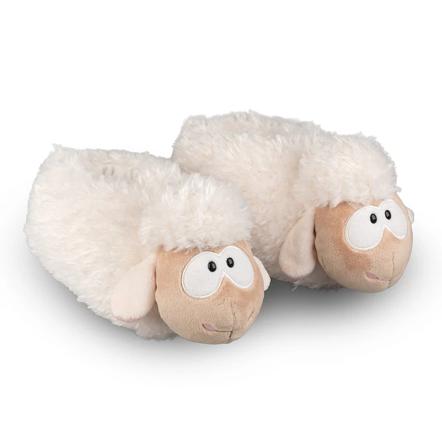 Pantufas Wooly Gang Ovelha branca - Tam. 26-29