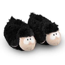 Pantufas Wooly Gang Ovelha preta - Tam. 30-33
