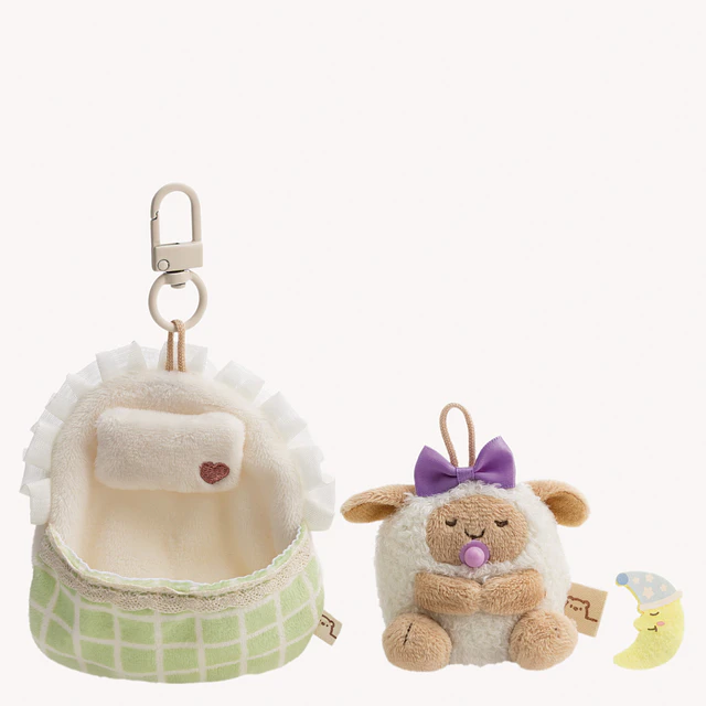 Mymochi | Ovelha Wools,c/ lua e mosquetão em caixa