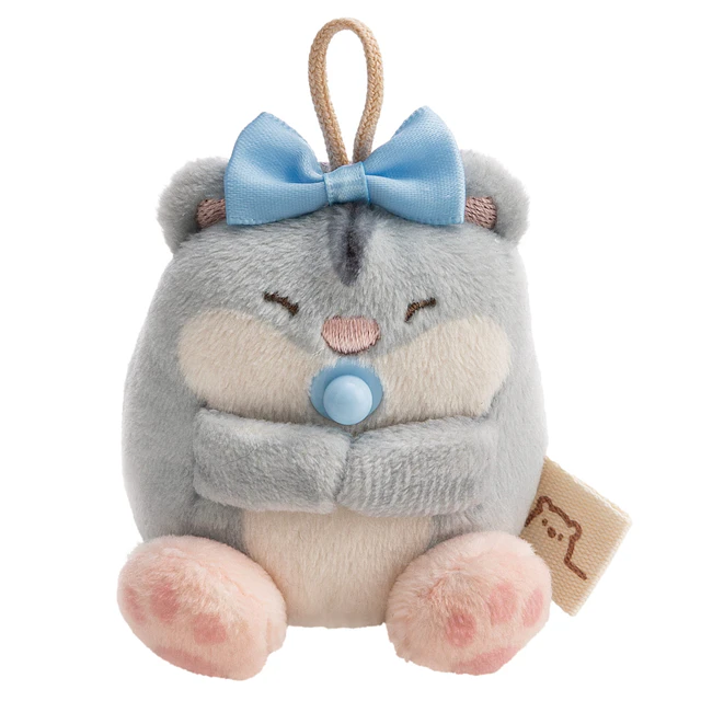 Mymochi | Hamster Chai,c/chocalho e mosquetão em caixa
