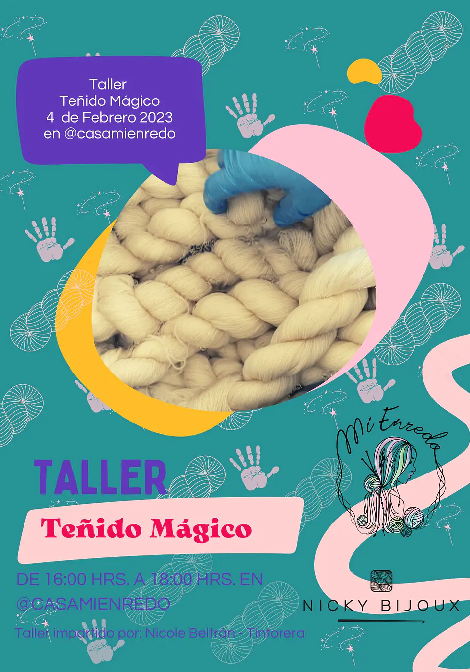 Taller Teñido Magico - Presencial @casamienredo - Sábado 4 de Febrero 2023 1