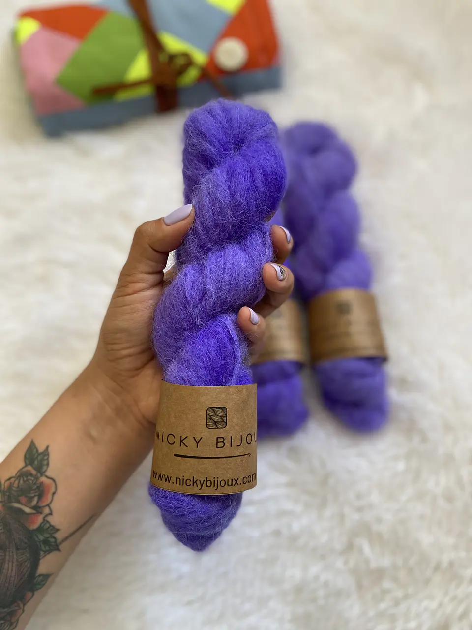 Clarita Tipo Mohair - Violeta 1