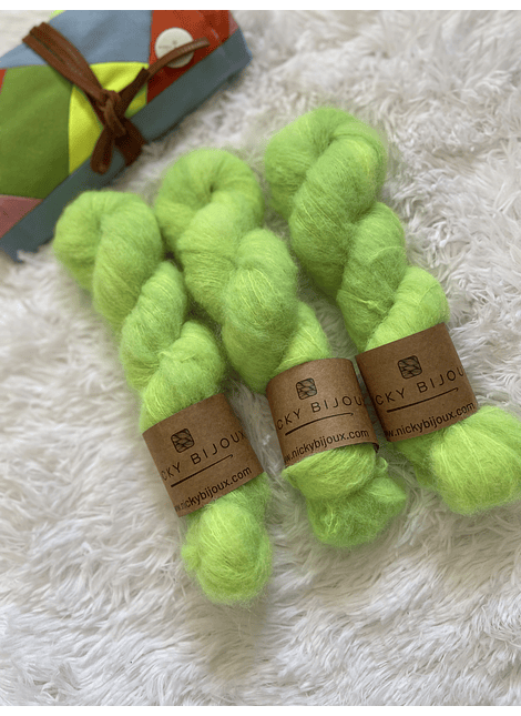 Clarita Tipo Mohair - Verde Manzana