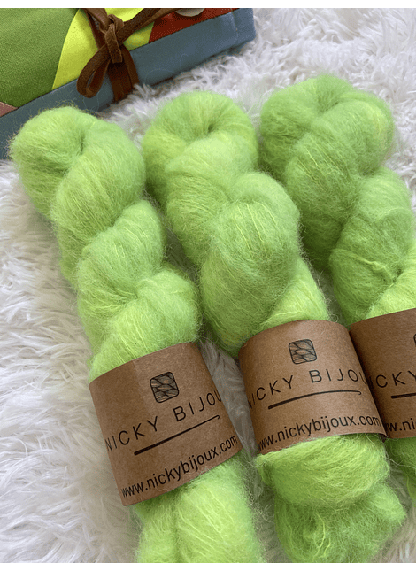 Clarita Tipo Mohair - Verde Manzana