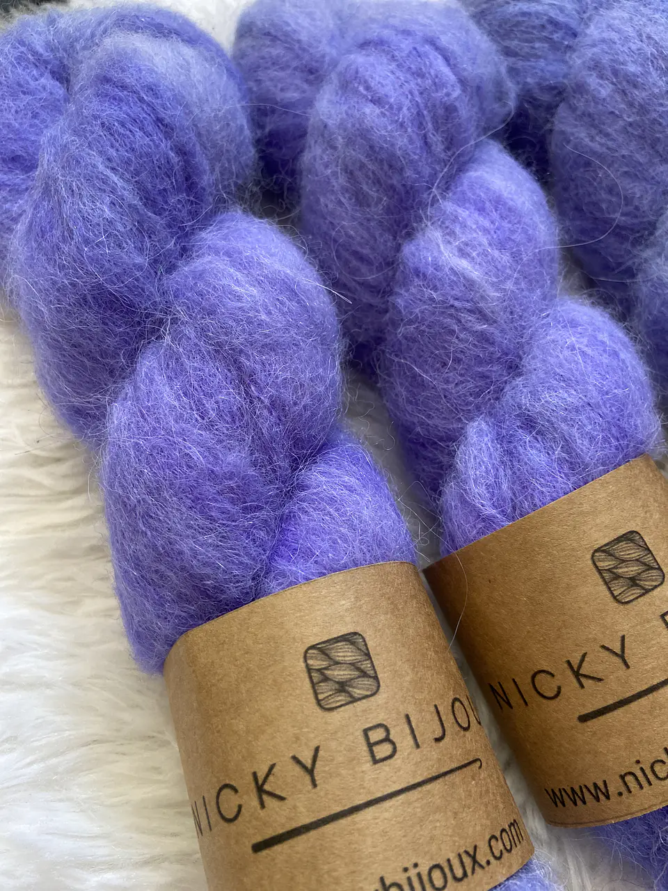 Clarita Tipo Mohair - Morado 3