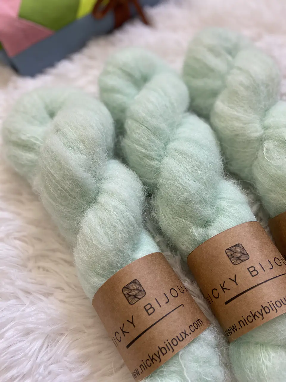 Clarita Tipo Mohair - Menta 3
