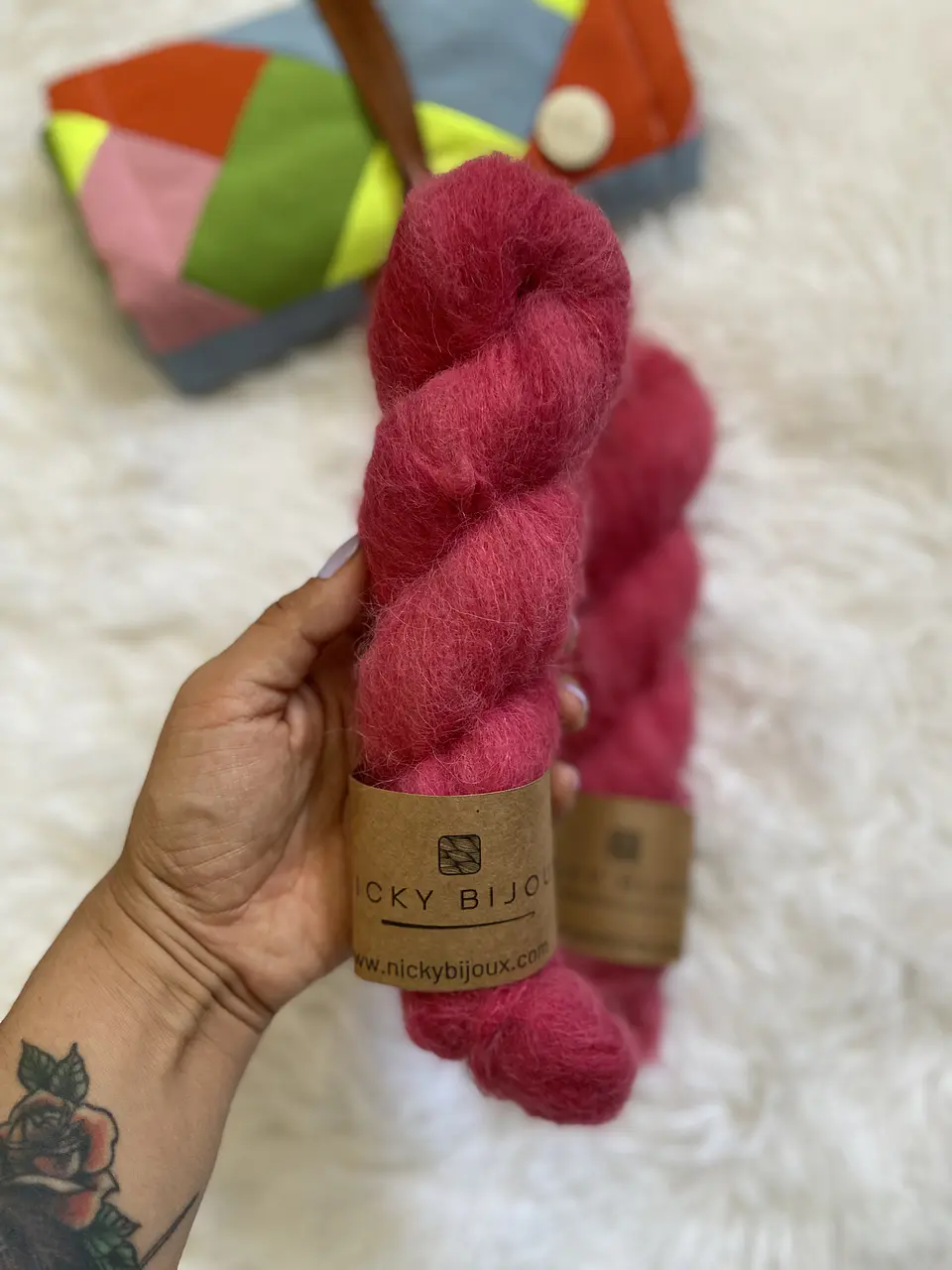 Clarita Tipo Mohair - Rojo Italiano 1