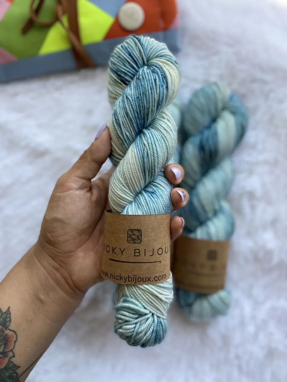 Merino Superwash DK - Turquesa Pinta 1