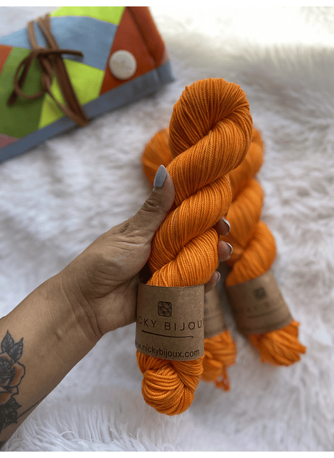 Merino Superwash DK - Naranja Dulce