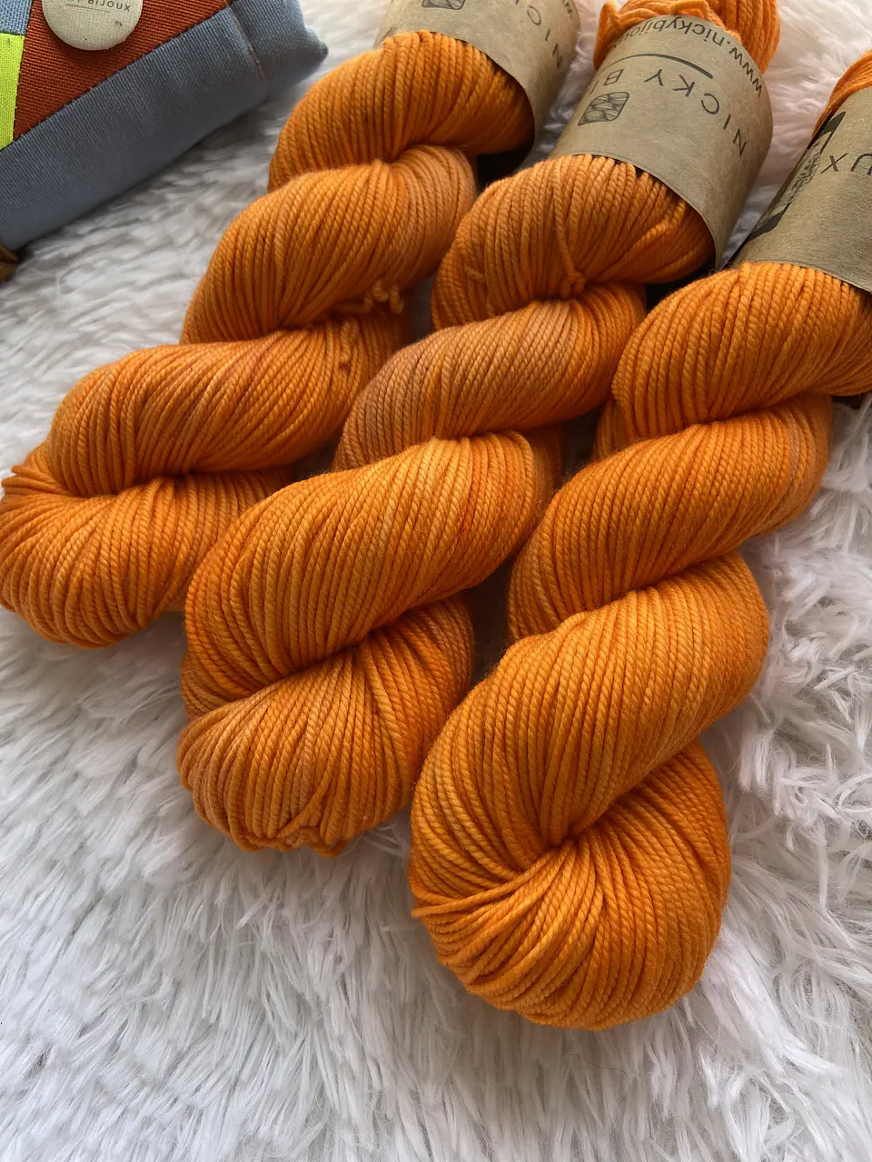 Merino Superwash DK - Naranja Dulce 4