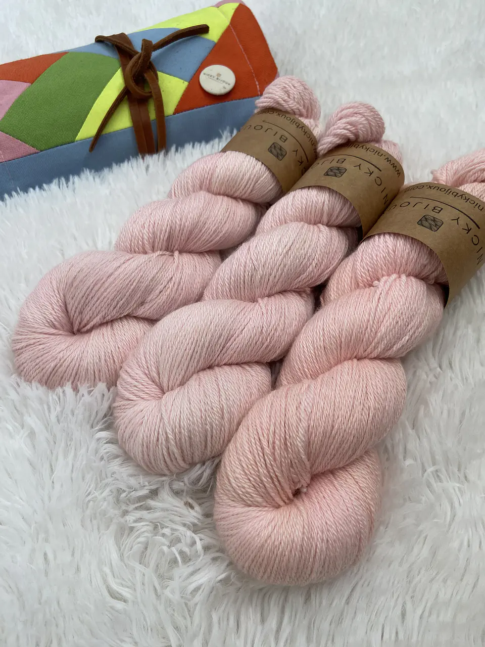 Merino Seda Fingering - Rosa Bebé  4