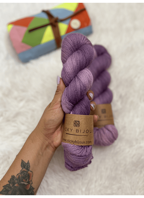 Merino Seda Fingering - Mora