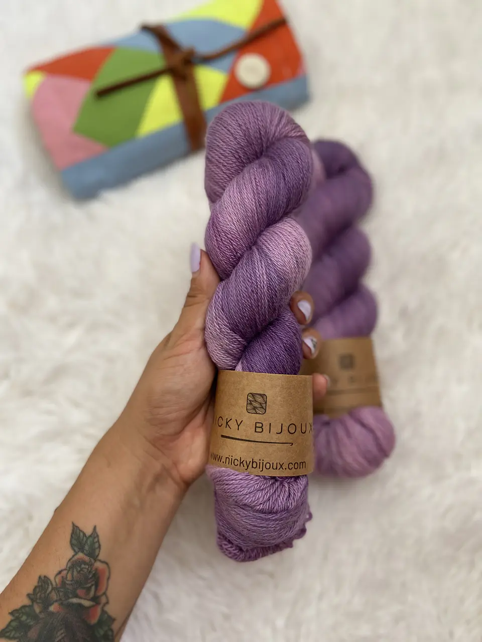 Merino Seda Fingering - Mora 1